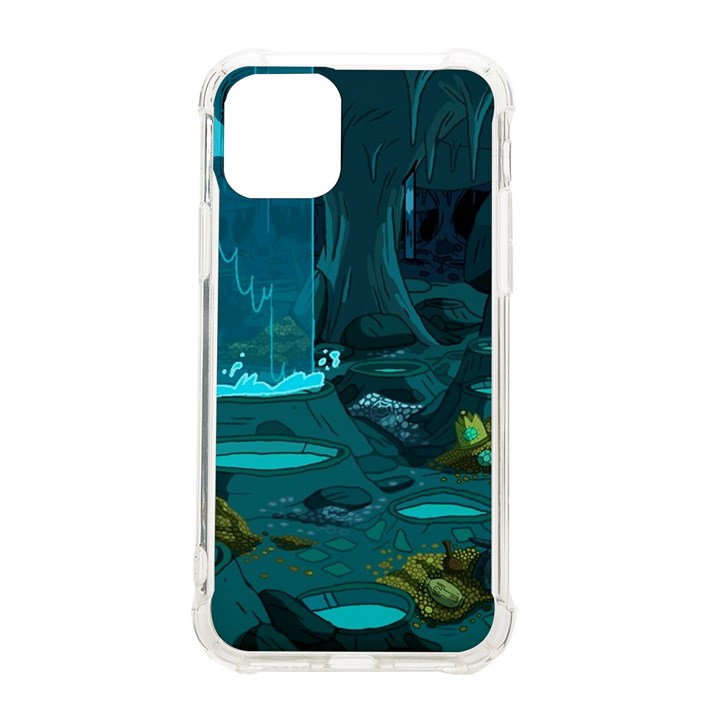 Waterfalls Wallpaper Adventure Time iPhone 11 Pro 5.8 Inch TPU UV Print Case