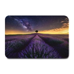 Bed Of Purple Petaled Flowers Photography Landscape Nature Plate Mats