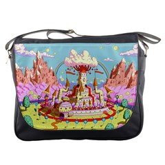 Adventure Time Multi Colored Celebration Nature Messenger Bag