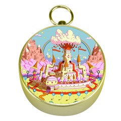 Adventure Time Multi Colored Celebration Nature Gold Compasses