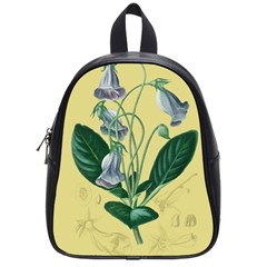 Botanical Plants Green School Bag (small)