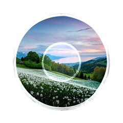Field Of White Petaled Flowers Nature Landscape On-the-Go Memory Card Reader