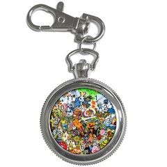 Cartoon Characters Tv Show  Adventure Time Multi Colored Key Chain Watches by Sarkoni