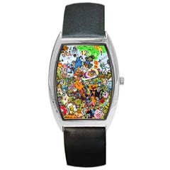 Cartoon Characters Tv Show  Adventure Time Multi Colored Barrel Style Metal Watch