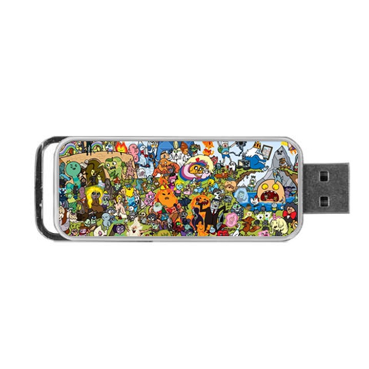 Cartoon Characters Tv Show  Adventure Time Multi Colored Portable USB Flash (One Side)