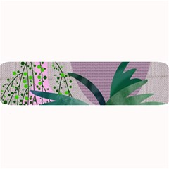 Botanical Plants Green Sheet Art Large Bar Mat