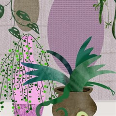 Botanical Plants Green Sheet Art Play Mat (square) by Sarkoni