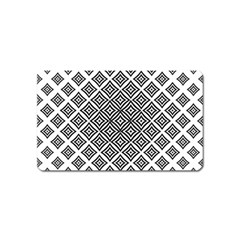 Background Pattern Halftone Magnet (name Card) by Pakjumat