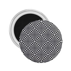 Background Pattern Halftone Black White 2 25  Magnets by Pakjumat