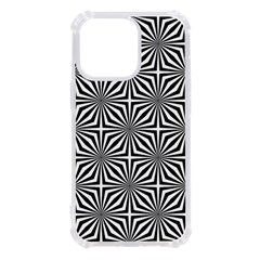 Background Pattern Halftone Black White Iphone 13 Pro Tpu Uv Print Case by Pakjumat