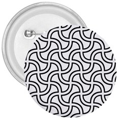 Pattern Monochrome Repeat Black And White 3  Buttons