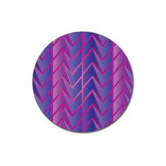 Geometric Background Abstract Magnet 3  (round) by Pakjumat