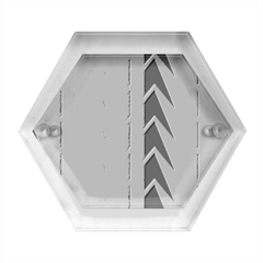 Geometric Background Abstract Hexagon Wood Jewelry Box