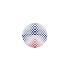 Dots Pointillism Abstract Chevron 1  Mini Buttons by Pakjumat
