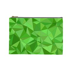 Mosaic Tile Geometrical Abstract Cosmetic Bag (large) by Pakjumat