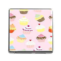 Cupcakes Wallpaper Paper Background Memory Card Reader (square 5 Slot) by Apen