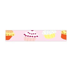 Cupcakes Wallpaper Paper Background Premium Plush Fleece Scarf (mini)