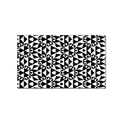 Geometric Tile Background Sticker (rectangular)