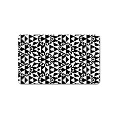 Geometric Tile Background Magnet (name Card)