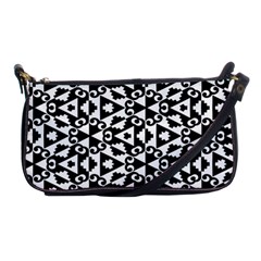 Geometric Tile Background Shoulder Clutch Bag by Apen