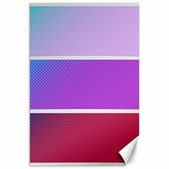 Pattern Banner Set Dot Abstract Canvas 24  X 36  by Apen