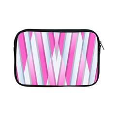 Geometric 3d Design Pattern Pink Apple Ipad Mini Zipper Cases by Apen