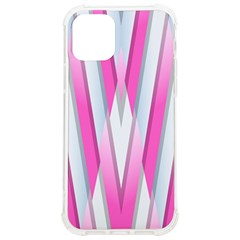 Geometric 3d Design Pattern Pink Iphone 12/12 Pro Tpu Uv Print Case