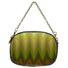 Zig Zag Chevron Classic Pattern Chain Purse (one Side) by Apen