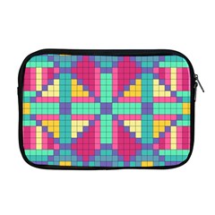 Checkerboard Squares Abstract Texture Patterns Apple Macbook Pro 17  Zipper Case
