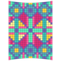 Checkerboard Squares Abstract Texture Patterns Back Support Cushion