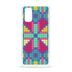 Checkerboard Squares Abstract Texture Patterns Samsung Galaxy S20 6 2 Inch Tpu Uv Case by Apen