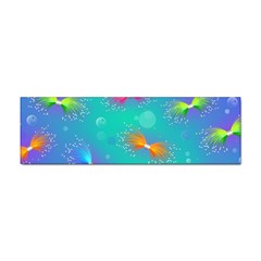 Non Seamless Pattern Blues Bright Sticker (bumper)