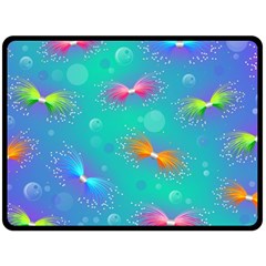 Non Seamless Pattern Blues Bright Fleece Blanket (large)