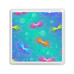 Non Seamless Pattern Blues Bright Memory Card Reader (square)