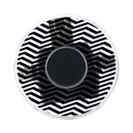 Zigzag Chevron Pattern On-the-Go Memory Card Reader Front