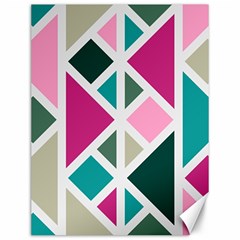 Pattern Geometric Decor Backdrop Canvas 12  X 16 