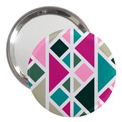 Pattern Geometric Decor Backdrop 3  Handbag Mirrors by Modalart