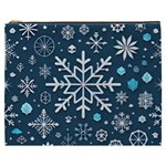 Snowflakes Pattern Cosmetic Bag (XXXL) Front