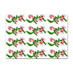 Sweet Christmas Candy Cane Sticker A4 (10 Pack) by Modalart