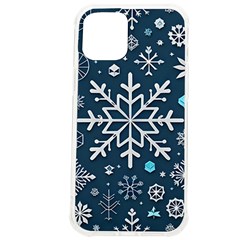 Snowflakes Pattern Iphone 12 Pro Max Tpu Uv Print Case by Modalart