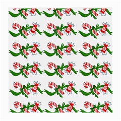 Sweet Christmas Candy Cane Medium Glasses Cloth by Modalart