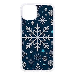 Snowflakes Pattern Iphone 13 Tpu Uv Print Case by Modalart