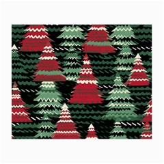 Christmas Trees Small Glasses Cloth (2 Sides) by Modalart