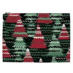 Christmas Trees Cosmetic Bag (xxl) by Modalart