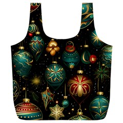 Christmas Ornaments Full Print Recycle Bag (xl) by Modalart