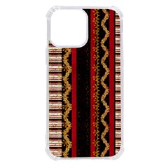 Textile Pattern Abstract Fabric Iphone 13 Pro Max Tpu Uv Print Case by Modalart