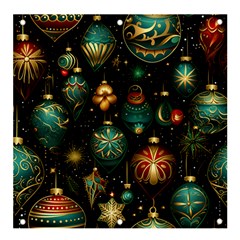 Christmas Ornaments Banner And Sign 4  X 4 