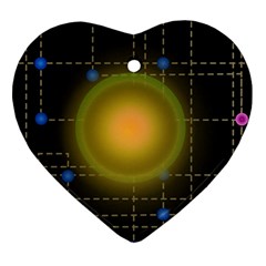 Technology System Ornament (heart) by Modalart