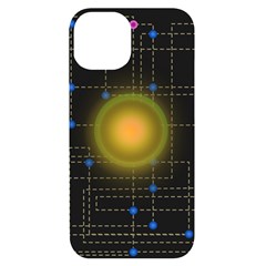 Technology System Iphone 14 Black Uv Print Case by Modalart