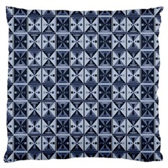 Geometric Monochrome Triangle Large Cushion Case (one Side) by Bedest